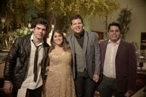 Pianista Rafael Maia, Natália Teixeira, Gustavo Serpa e DJ Mor. Foto: Clécio Albuquerque